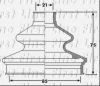 FIRST LINE FCB6176 Bellow, driveshaft